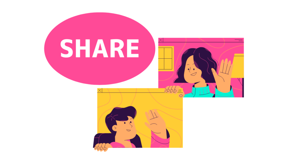 QQEnglish ② 友人や家族にシェアしてポイントを活用