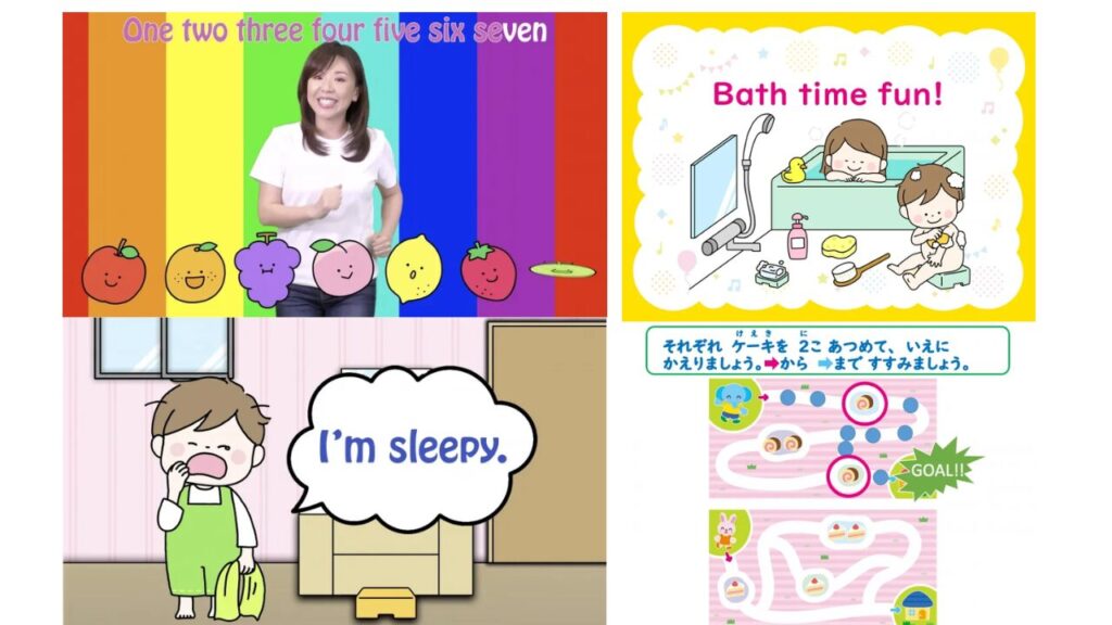 Kimini英会話　幼児英語コース　教材