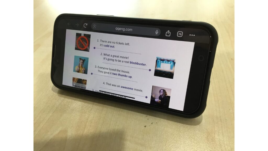 QQイングリッシュはスマホでレッスンできます!