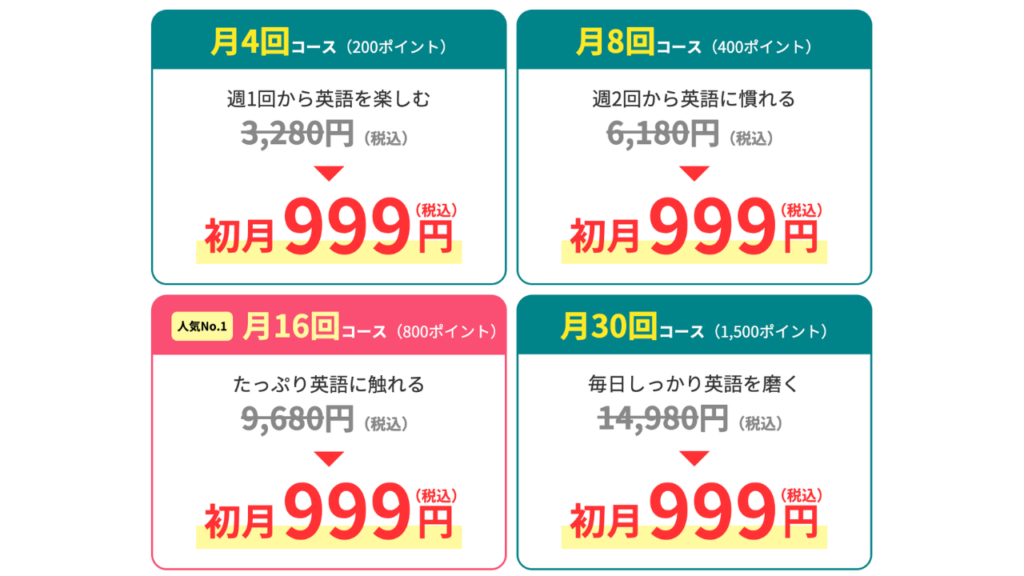 QQEnglish（QQキッズ）初月999円キャンペーン（6月）