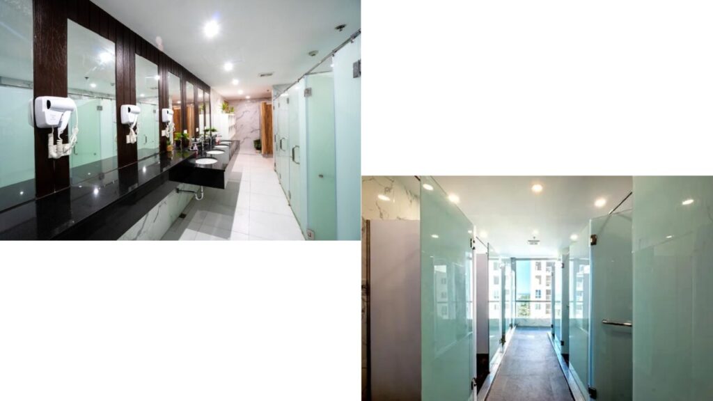 QQEnglish（イングリッシュ）セブ島　学生寮（トイレ・シャワールーム）