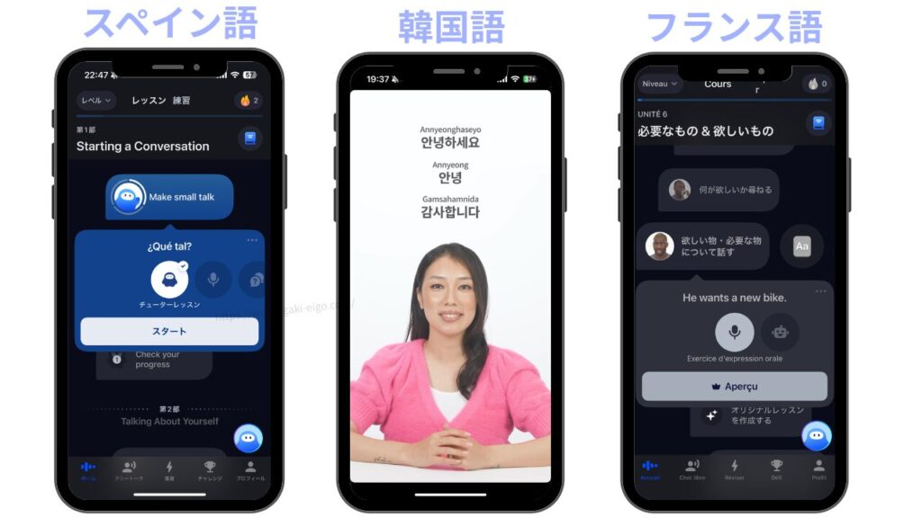 スピーク(Speak)英語以外は「おまけ」ではなく「ガチ」でした